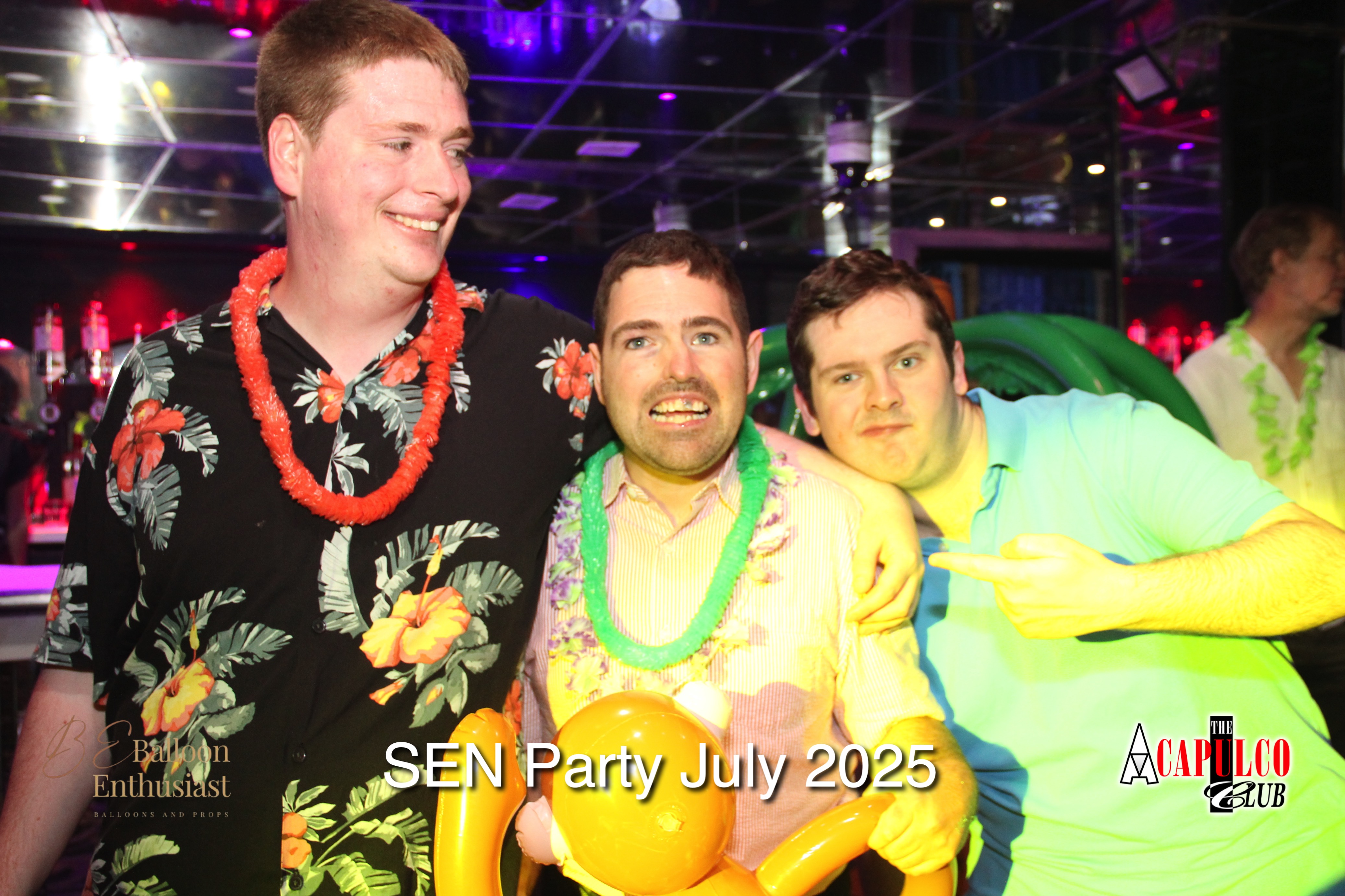 Sen Night Photos at Acapulco Easter / Summer Hawaiian Party - July 2025