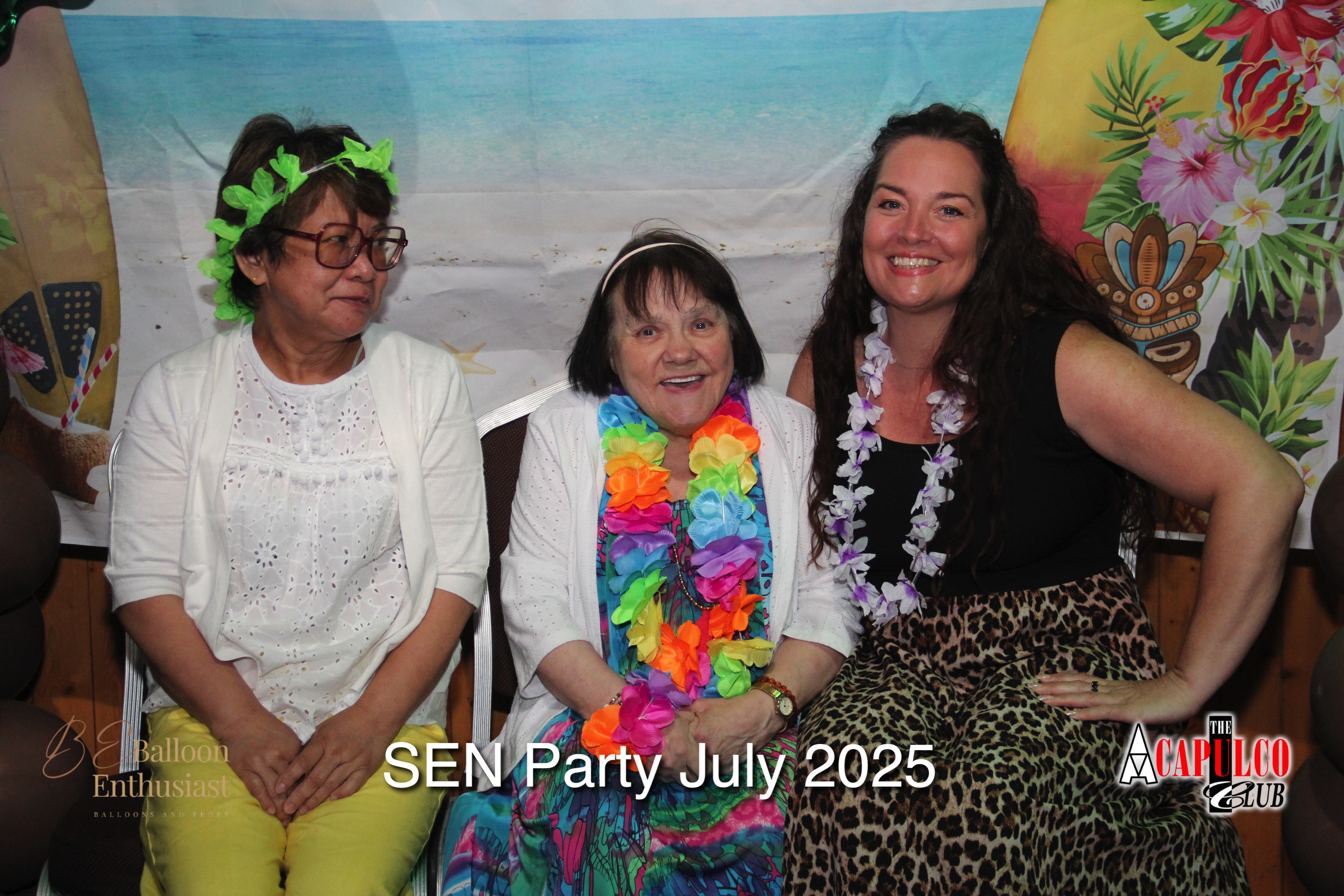 Sen Night Photos at Acapulco Easter / Summer Hawaiian Party - July 2025