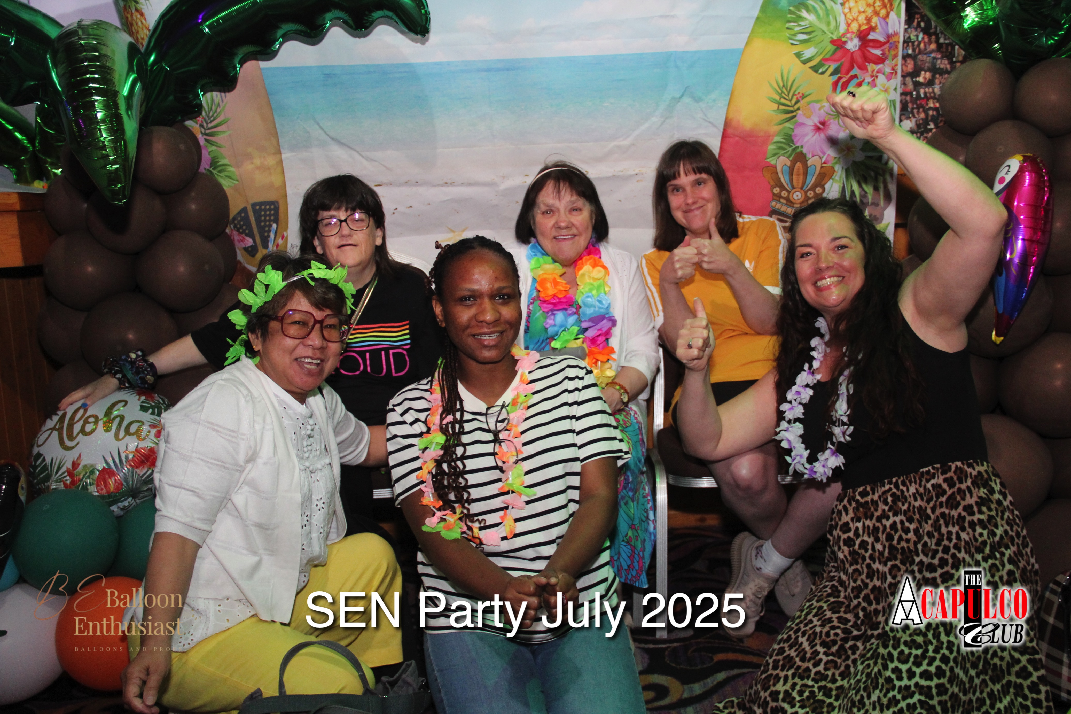 Sen Night Photos at Acapulco Easter / Summer Hawaiian Party - July 2025